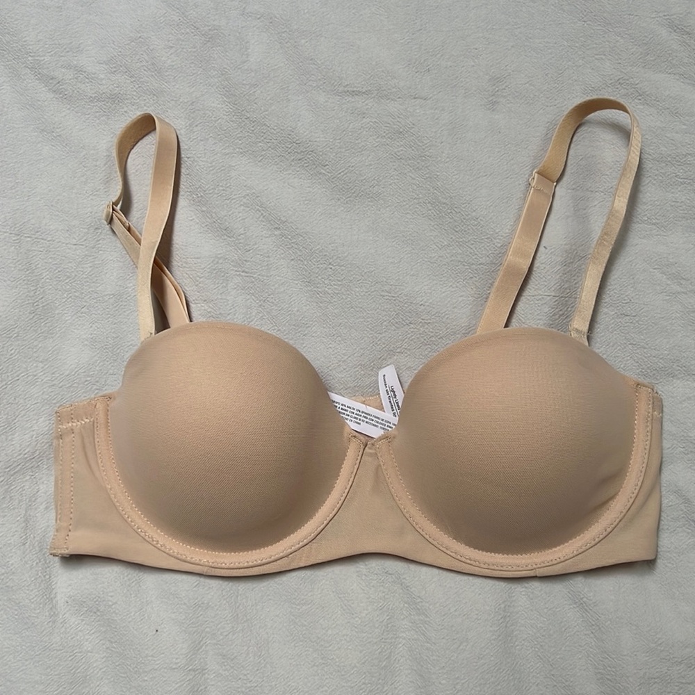 Nude Strapless Bra